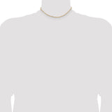 14k 1.8mm Flat Figaro Chain