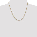 14k 1.8mm Flat Figaro Chain
