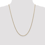 14k 1.8mm Flat Figaro Chain