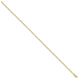 14k 1.8mm Flat Figaro Chain