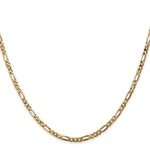 14k 2.75mm Flat Figaro Chain