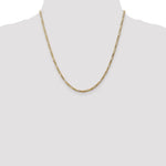 14k 2.75mm Flat Figaro Chain