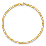 14k 2.75mm Flat Figaro Chain