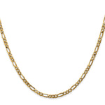 14k 3mm Flat Figaro Chain