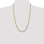 14k 4.75mm Flat Figaro Chain