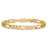 14k 5.25mm Flat Figaro Chain