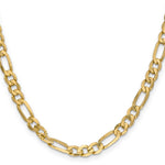 14k 6.25mm Flat Figaro Chain