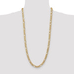 14k 7mm Flat Figaro Chain