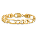 14k 10mm Flat Figaro Chain
