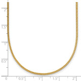 14k .9mm Franco Chain
