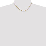 14k 1.3mm Franco Chain