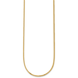 14k 1.3mm Franco Chain