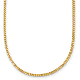 14k 1.3mm Franco Chain