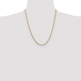 14k 1.3mm Franco Chain