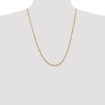 14k 1.3mm Franco Chain