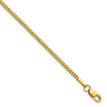 14k 1.3mm Franco Chain