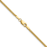 14k 1.4mm Franco Chain