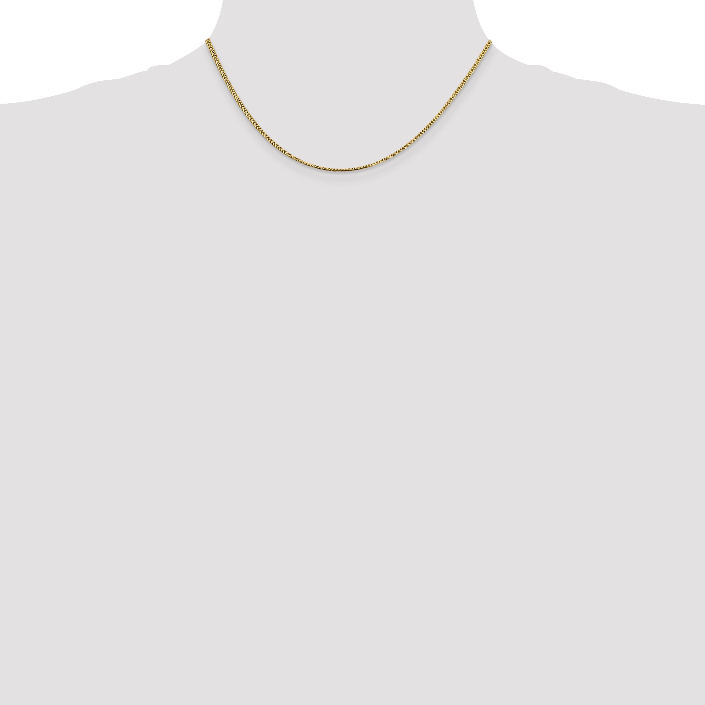 14k 1.4mm Franco Chain
