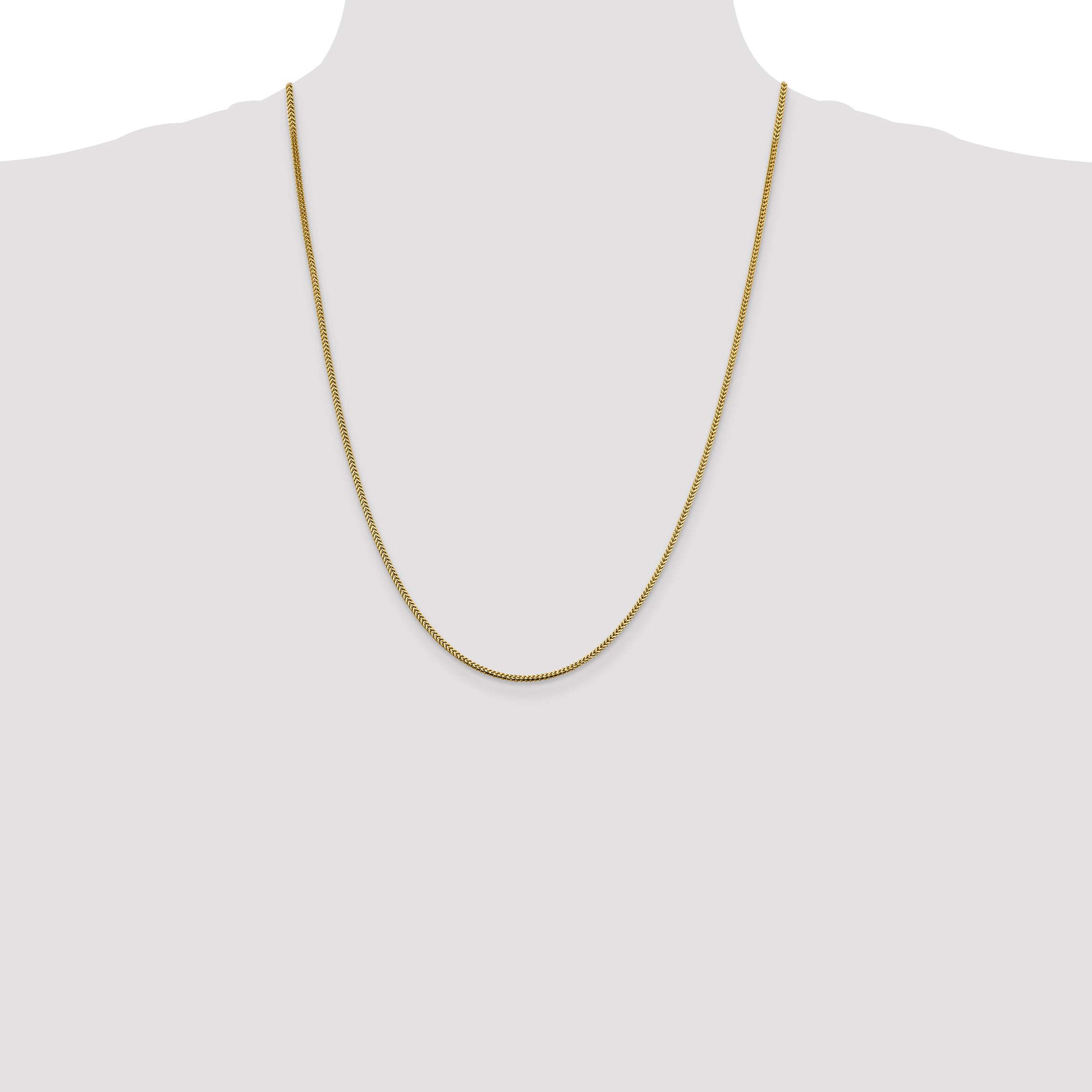 14k 1.4mm Franco Chain