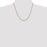 14k 1.5mm Franco Chain