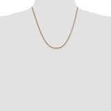 14k 1.5mm Franco Chain