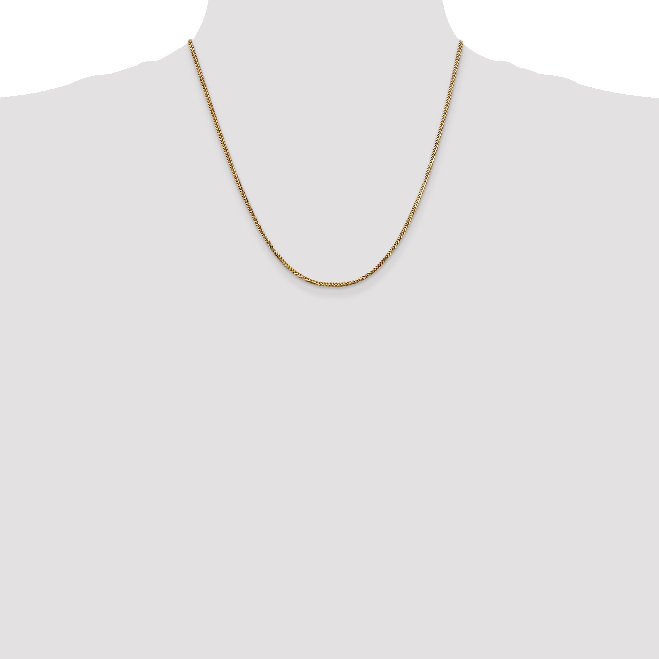 14k 1.5mm Franco Chain