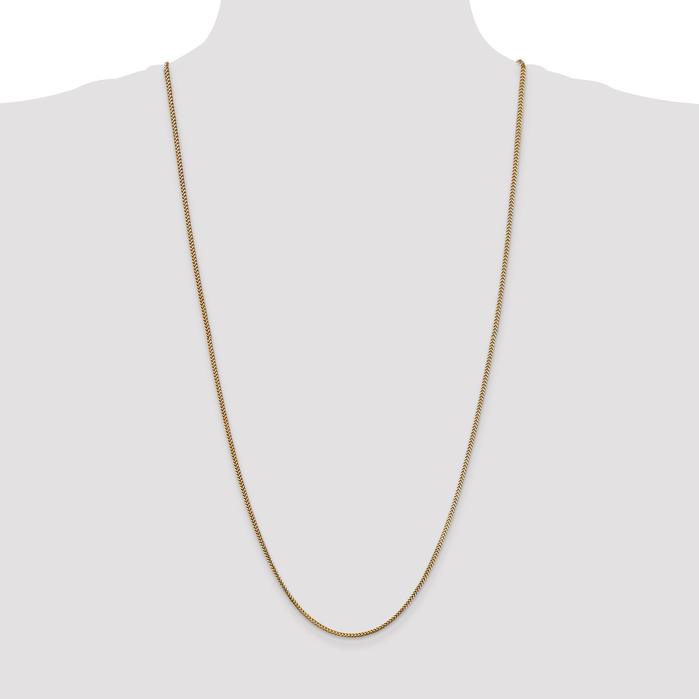 14k 1.5mm Franco Chain