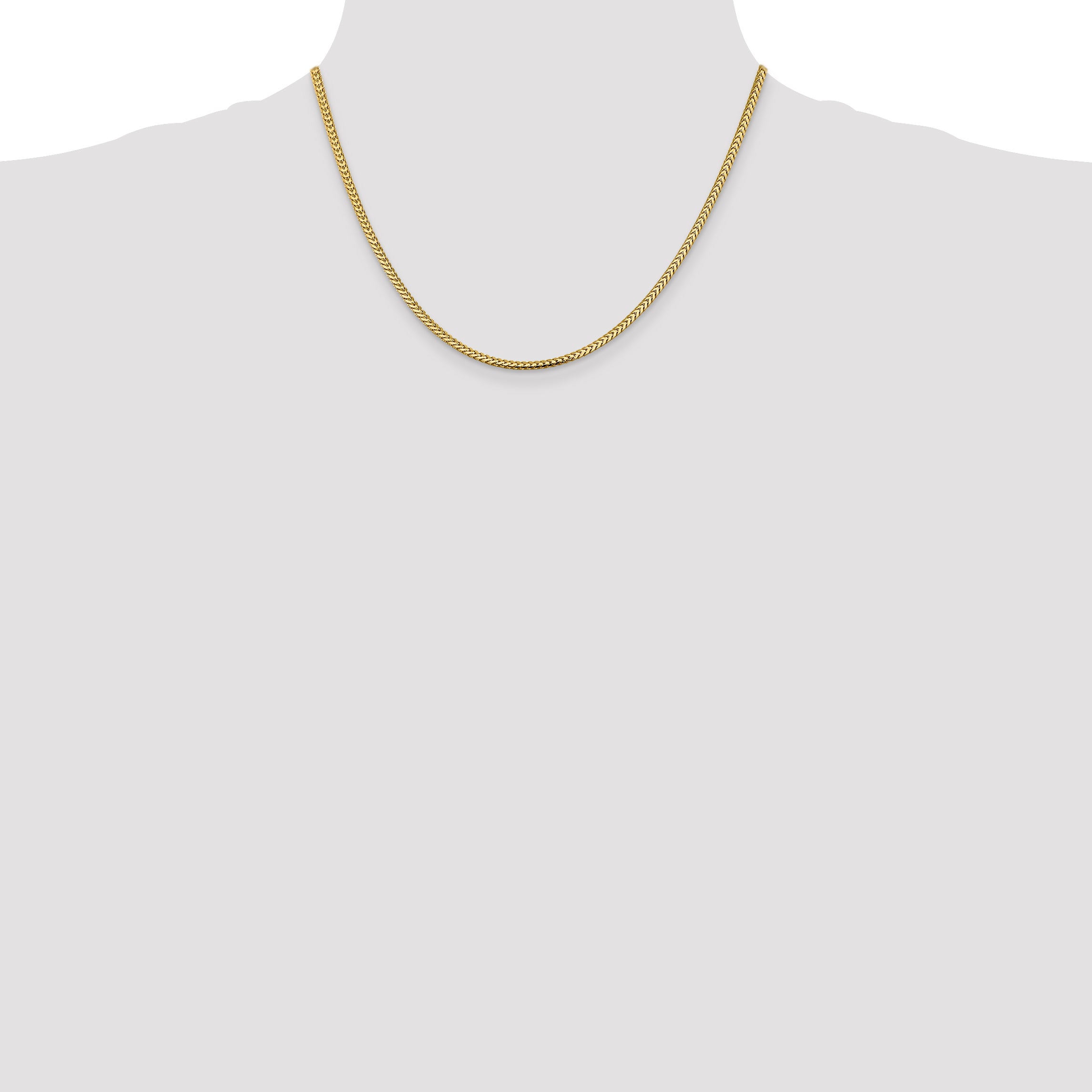 14k 2.3mm Franco Chain