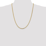 14k 2.3mm Franco Chain