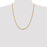 14k 2.3mm Franco Chain