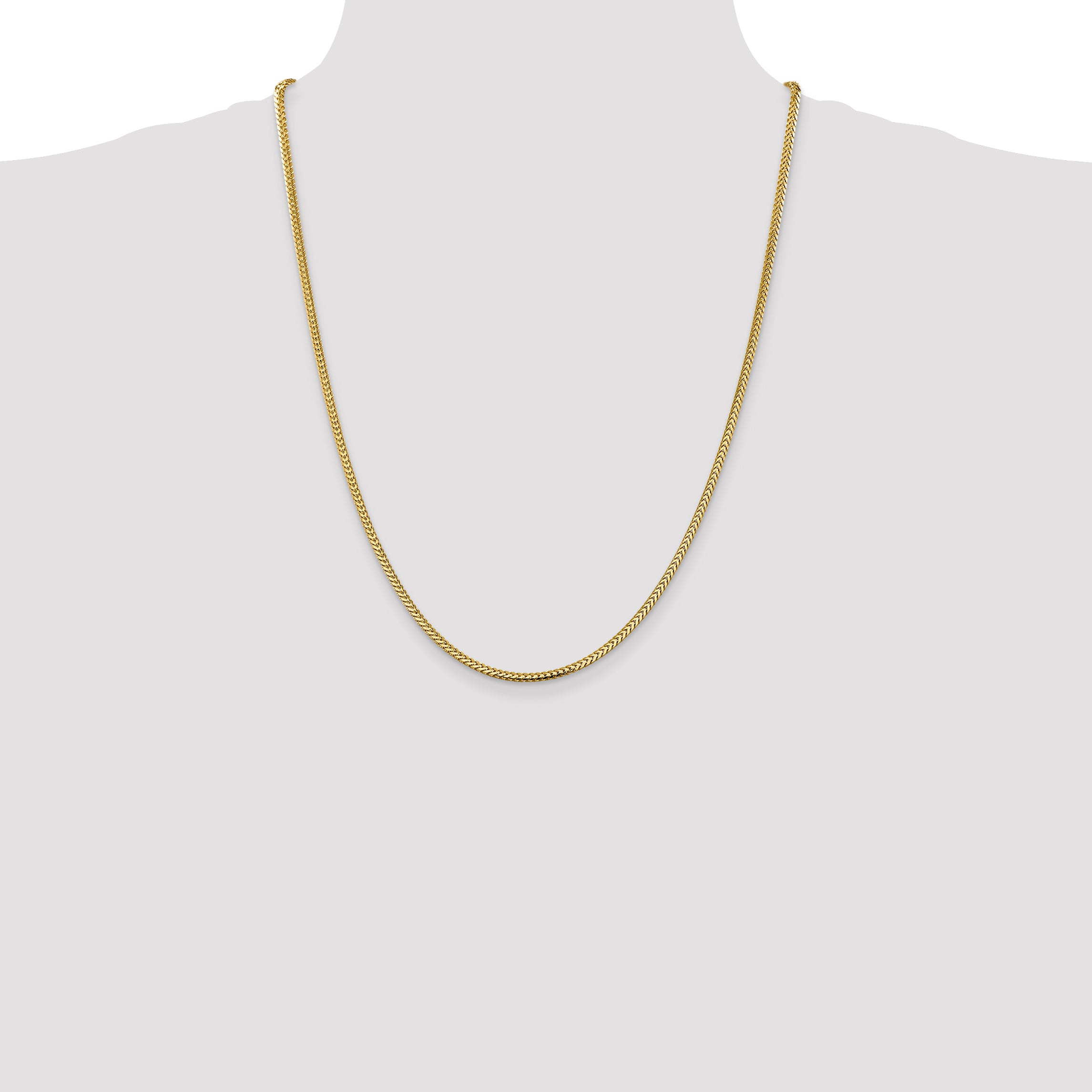 14k 2.3mm Franco Chain