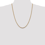 14k 2.5mm Franco Chain