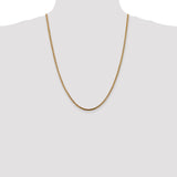 14k 2.5mm Franco Chain