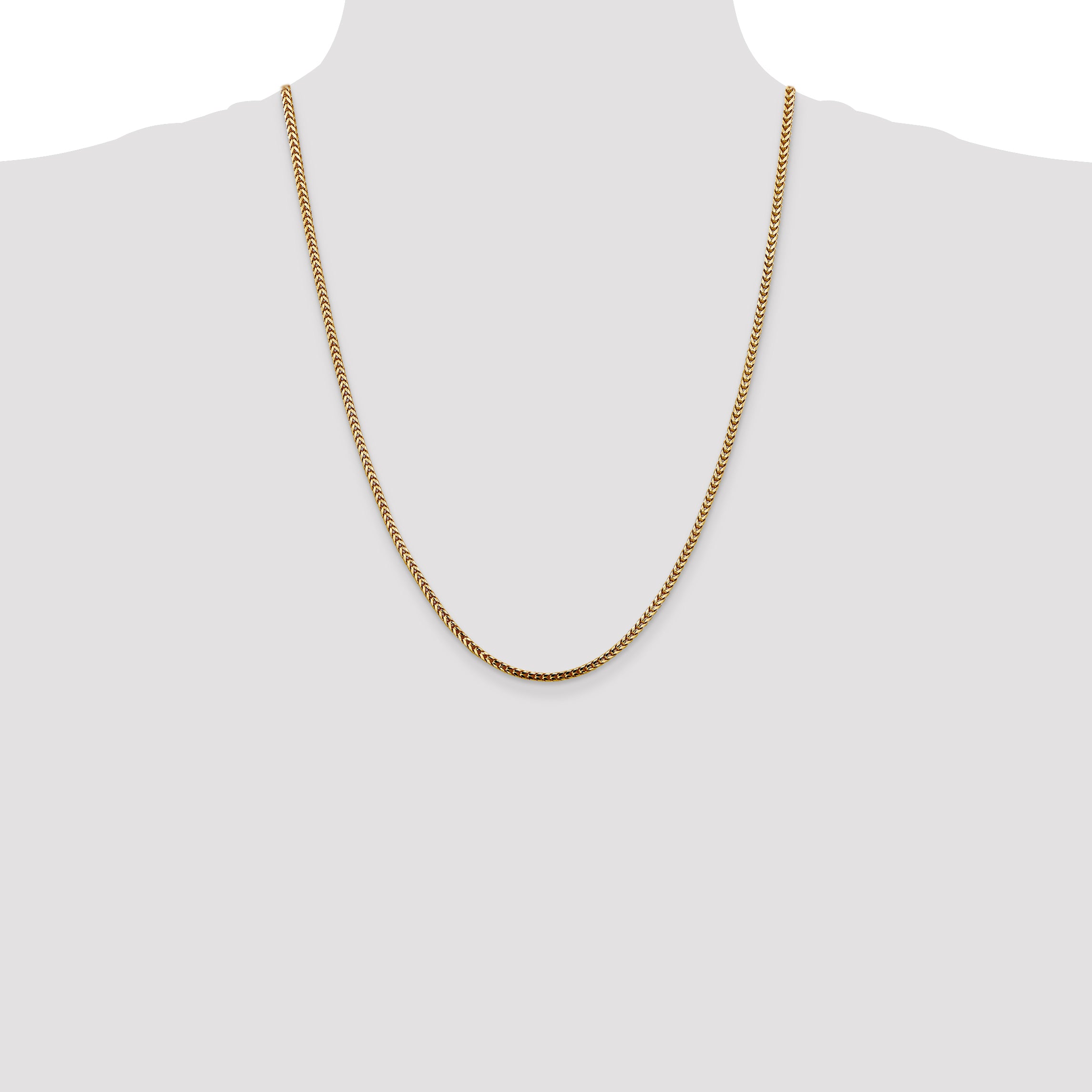 14k 2.5mm Franco Chain