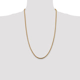 14k 2.5mm Franco Chain