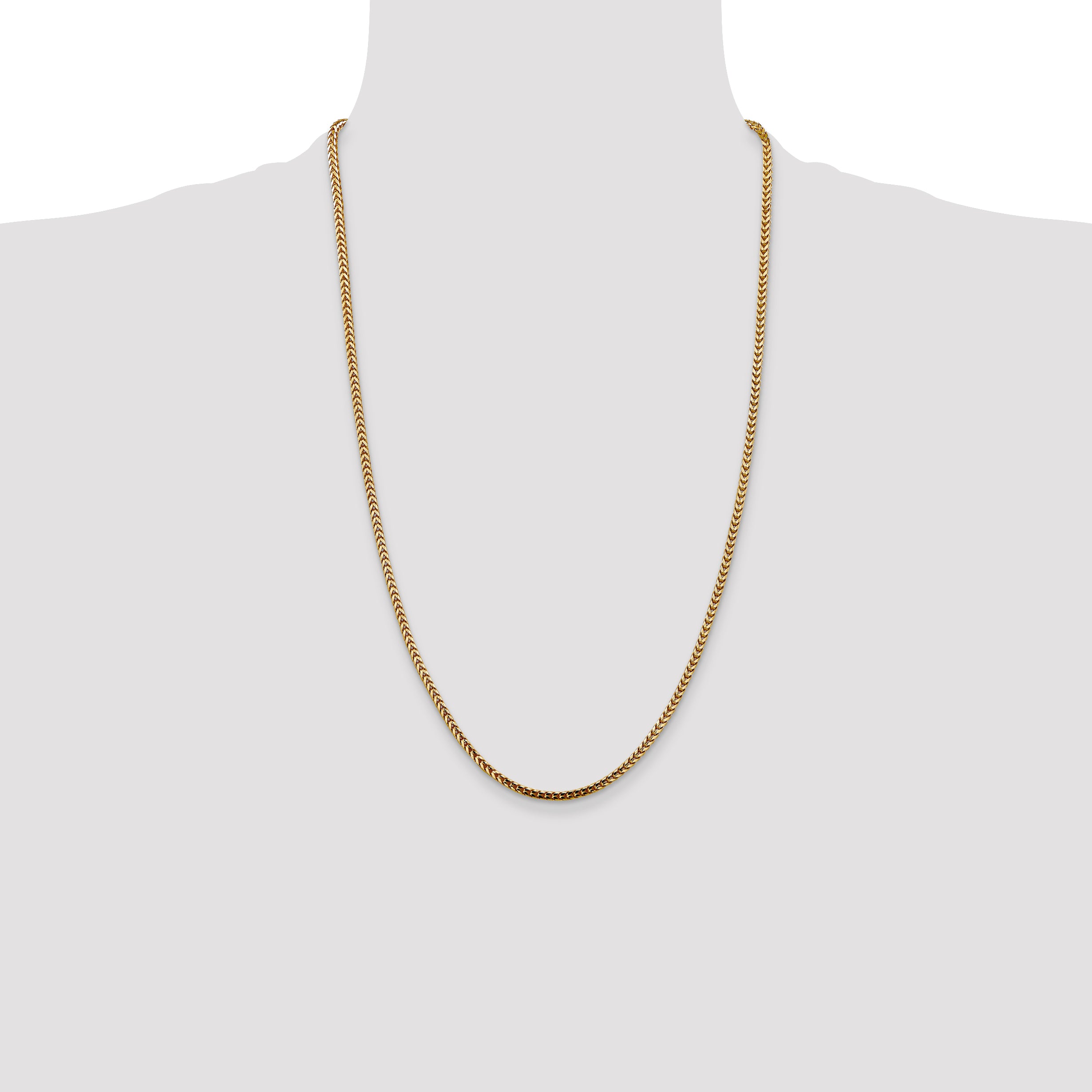14k 2.5mm Franco Chain