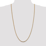 14k 2.5mm Franco Chain