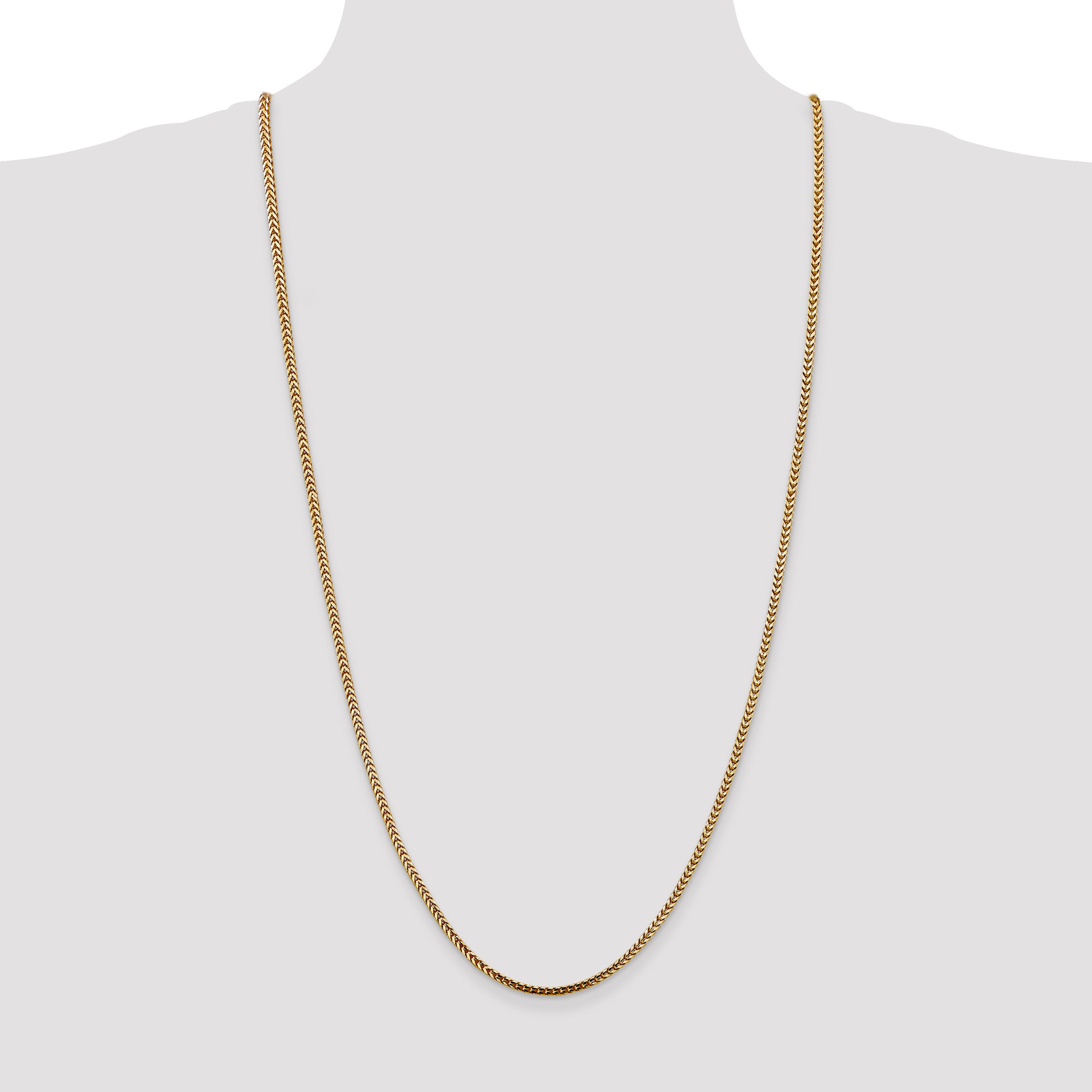 14k 2.5mm Franco Chain