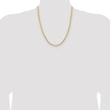 14k 3mm Franco Chain