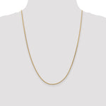 14k 1.9mm Flat Wheat Chain