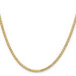 14k 2.8mm Flat Wheat Chain