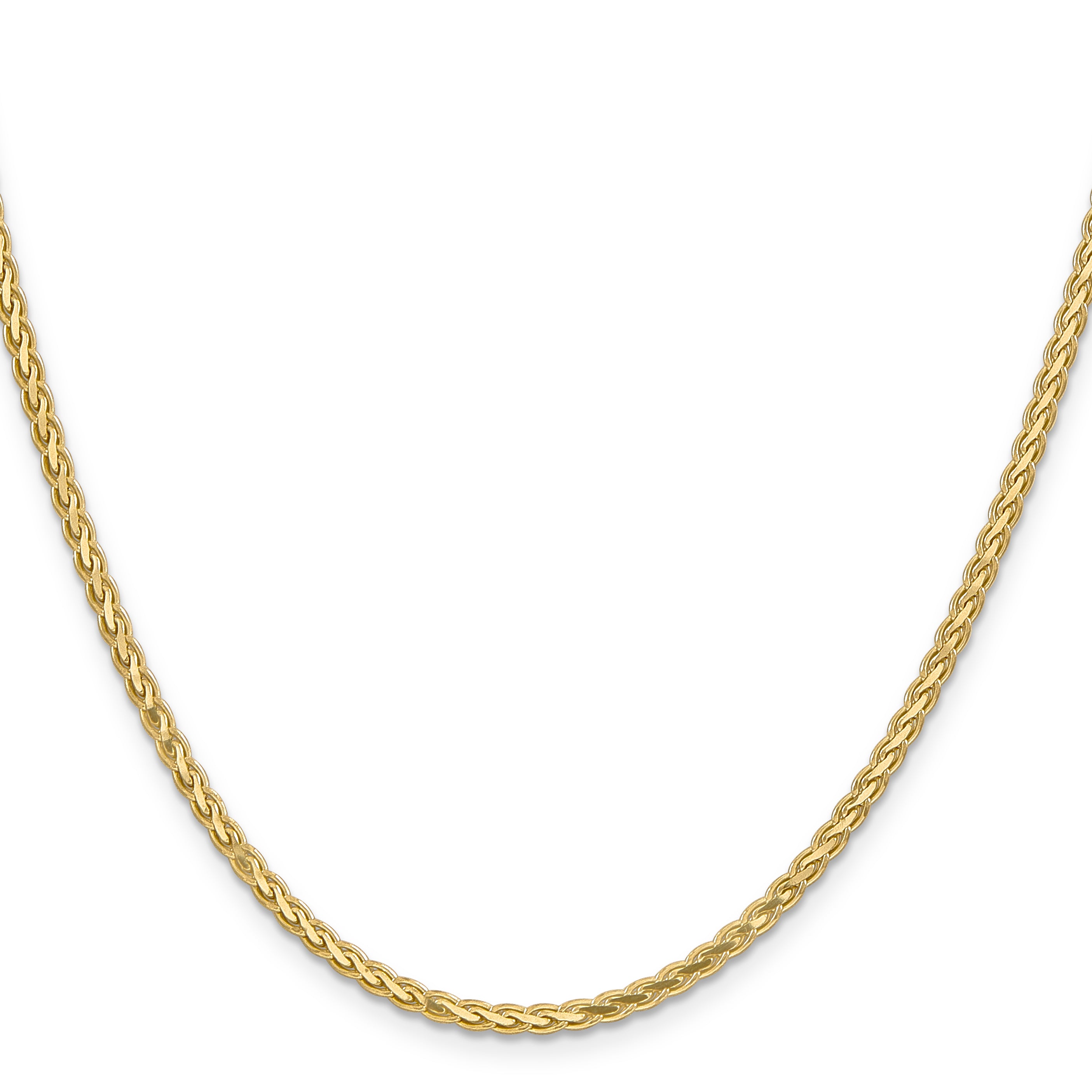 14k 2.8mm Flat Wheat Chain