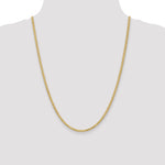 14k 2.8mm Flat Wheat Chain