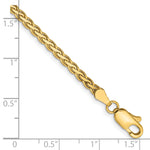 14k 2.8mm Flat Wheat Chain