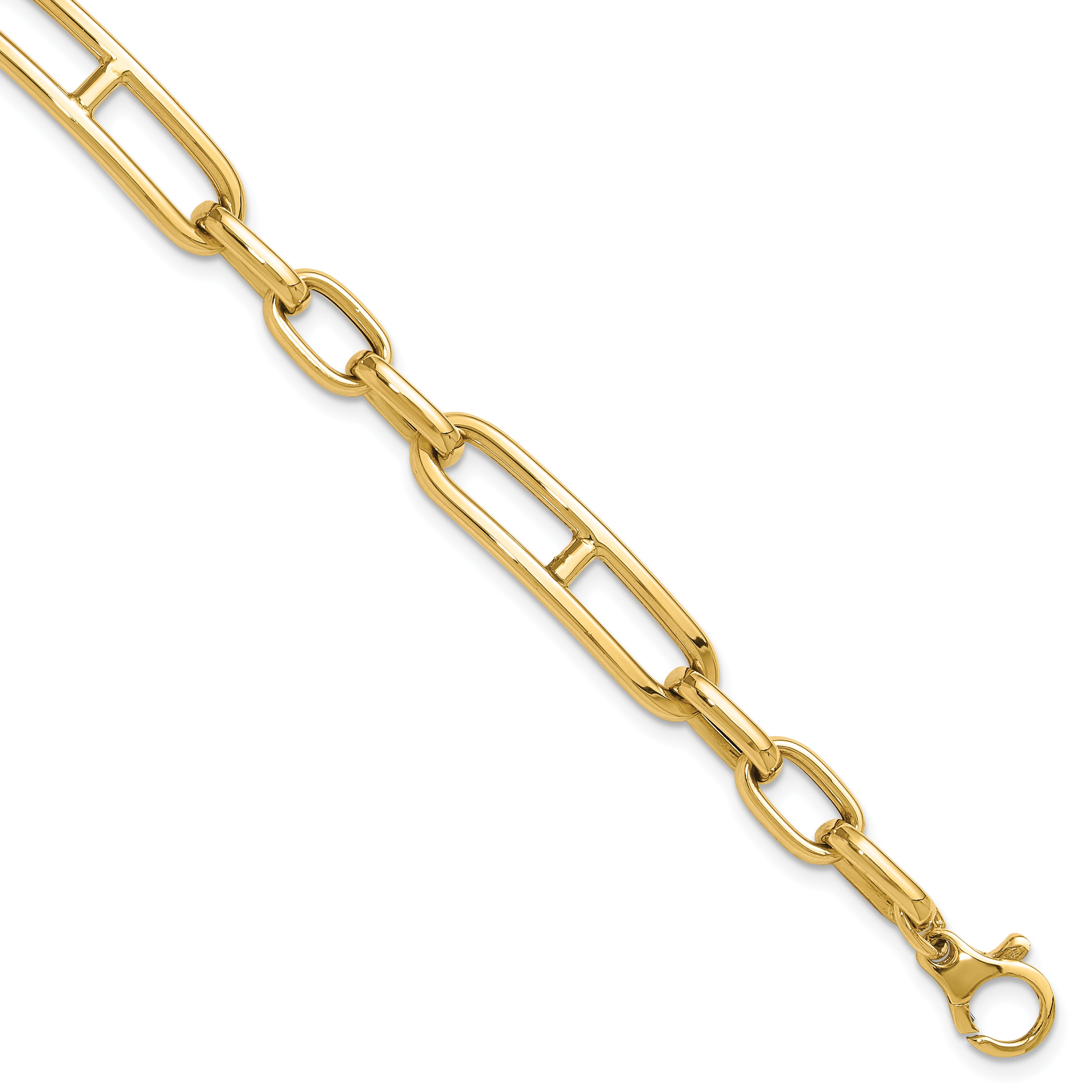 14K Fancy Link Bracelet