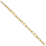 14K Fancy Link Bracelet
