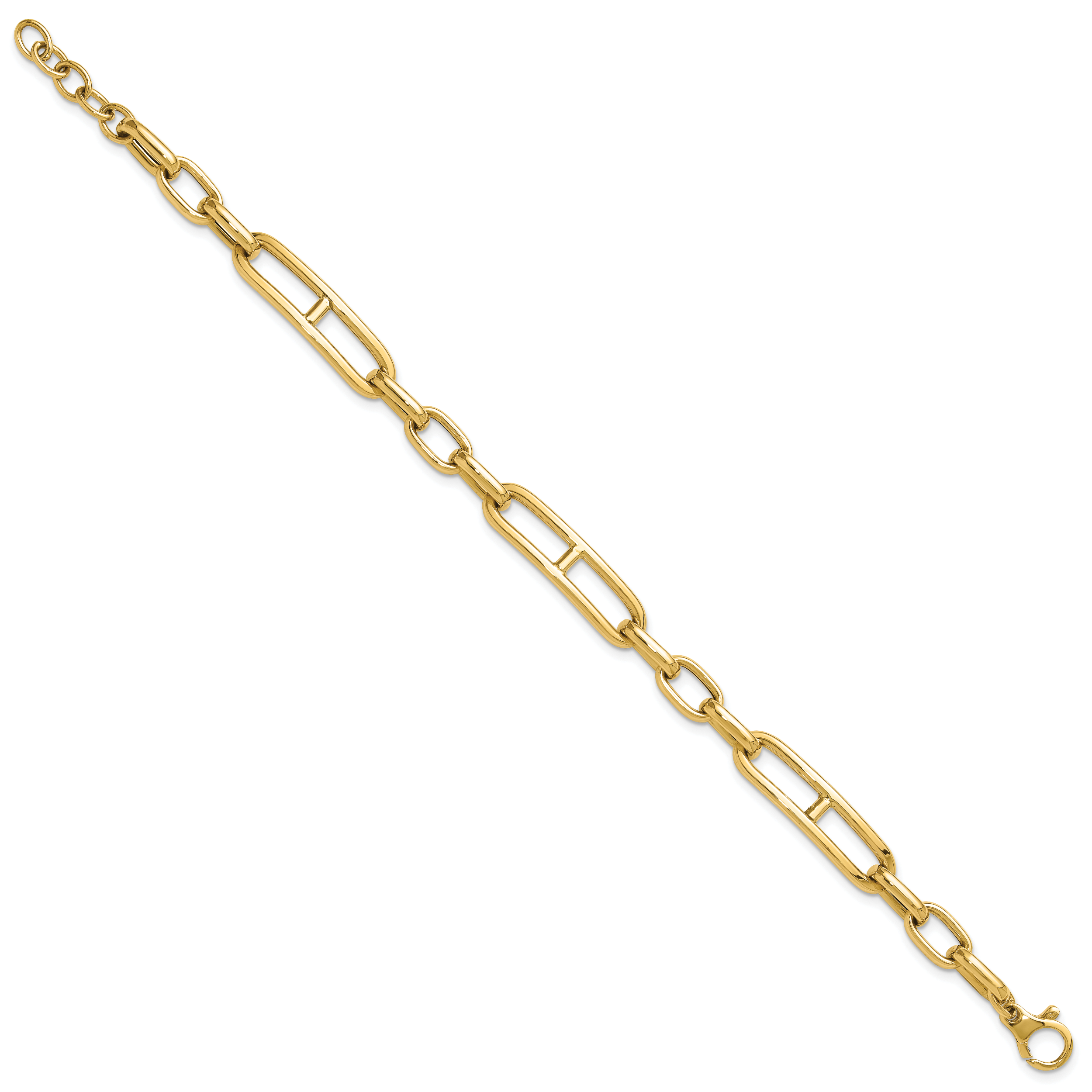 14K Fancy Link Bracelet