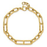 14K Fancy Link Bracelet
