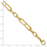 14K Fancy Link Bracelet