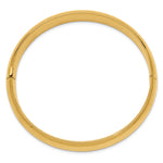 14k 7/16 High Polished Hinged Bangle Bracelet